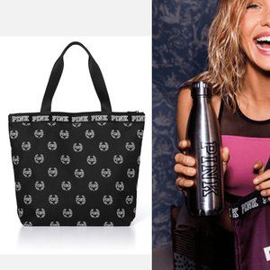 Victoria's secret Pink tote and stainless water bottle set